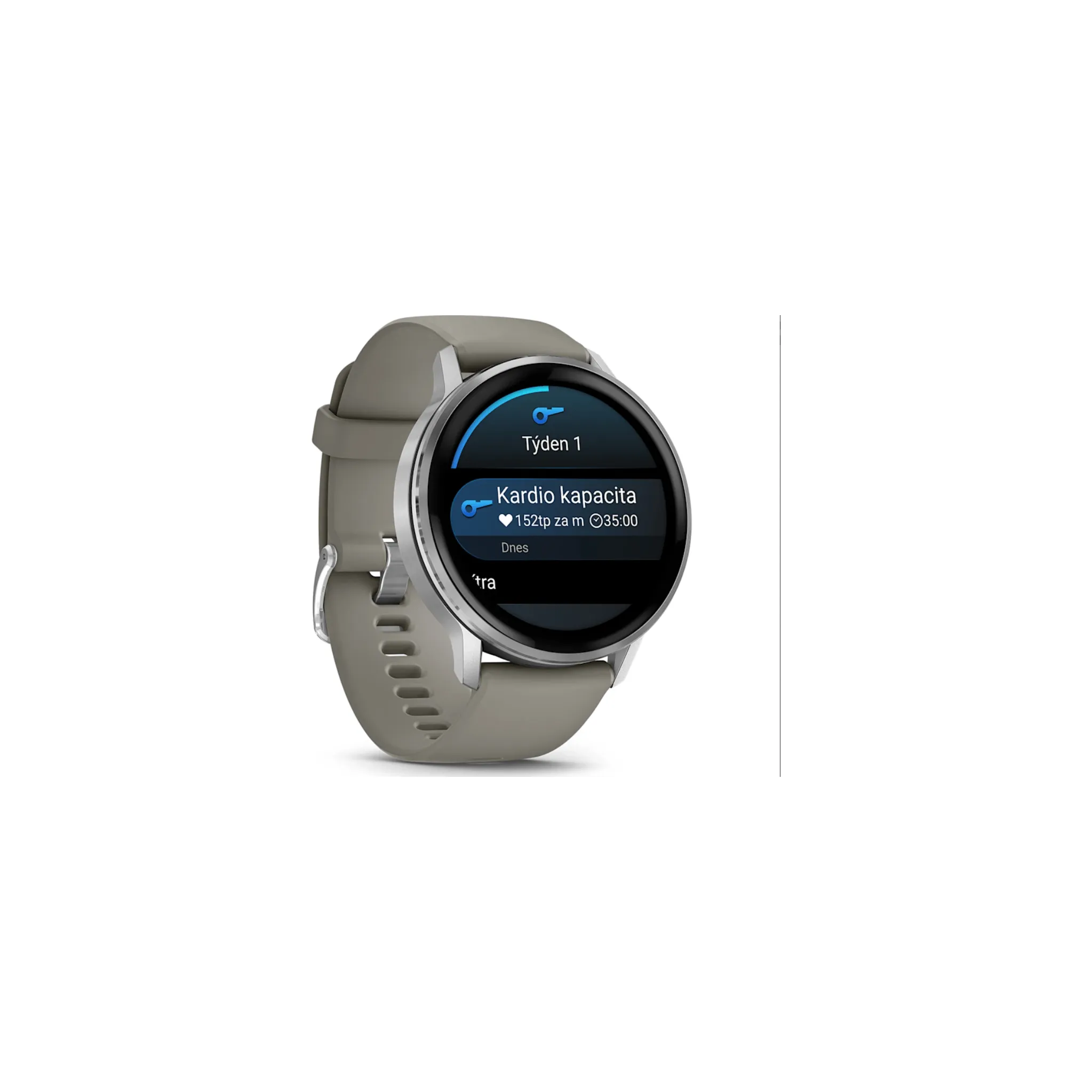 Fotografie 3 - Chytré hodinky Garmin Venu 4 45 mm Silver/Silver Gray