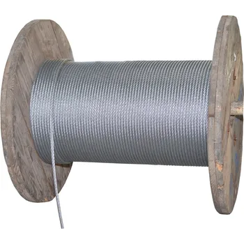 Horolezectví Ocelové lano Standard s drát.duší 5 mm, 114 dr.