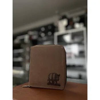 Obal na doklad Myslivecké pouzdro na plomby "Divočák" hnědá