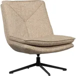 WOOOD Béžové otočné křeslo Milaro
