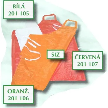 Pracovní zástěra Jelínek-Galanaterie s.r.o. Zástěra SIZ 120x82 různé barvy Barva: bílá