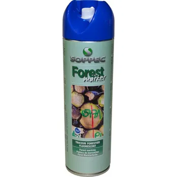 Barva ve spreji Značkovací sprej SOPPEC Forest Marker, 500ml, modrý