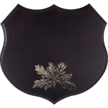 Dřevo Novák Podložka pod trofej č.364 - černá + plechové krytí