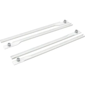 Nábytkové kování Strong Výsuv kolečkový ROLLER pro korpus z 18 mm lamina bílá