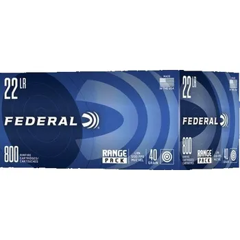 Příslušenství pro sportovní střelbu Federal Náboj kulový Federal, Champion Range Pack, .22LR, 40GR (2,6g), LRN HV, balení 800ks