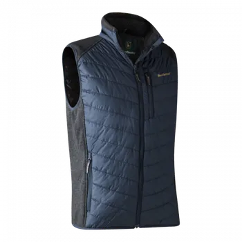 DEERHUNTER Moor Polstrovaná vesta s úpletem Barva: Brown leaf 571, Velikost oblečení 2: 5XL
