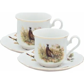 LEANDER 1946 05. Šálek kávový s podšálkem (0,15l) - 6x