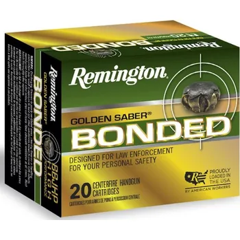 Příslušenství pro sportovní střelbu Remington Náboj kulový Remington, Golden Sabre, 9mm Luger, 147GR (9,5g), Bonded HPJ