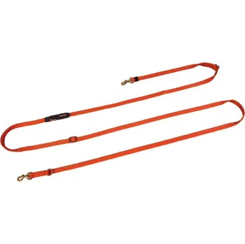 Vodítko pro psa Vodítko NIGGELOH - Start, vypouštěcí, 15mm, délka 170-380cm, oranžové (1617 00005)