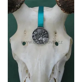 Dřevo Novák Medaile podle hodnocení CIC jelena č.817 - stříbrná medaile podle hodnocení CIC s motivem jelena