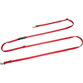 Vodítko pro psa Vodítko NIGGELOH - Start, vypouštěcí, 15mm, délka 170-380cm, červené (1617 00002)