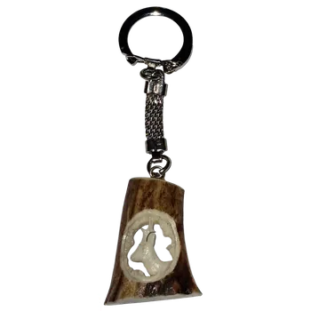 Vyřezávaná klíčenka srnec