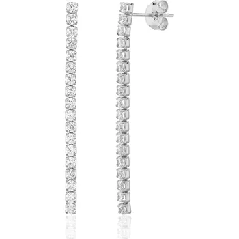 Náušnice Náušnice JVD SVLE3356XJ6BI00 stříbrné