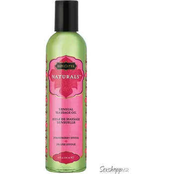 Erotický masážní přípravek Masážní olej Kama Sutra Strawberry Dreams, 236 ml
