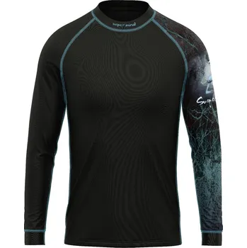 Dětské funkční triko dlouhý rukáv EMILY černá Bamboo Thermo