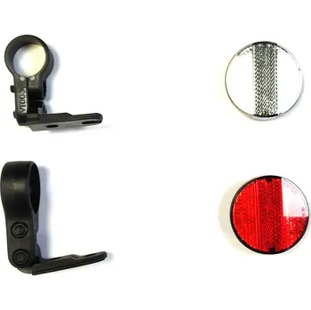 Příslušenství pro cyklistiku MAX1 Odrazka přední a zadní + držáky