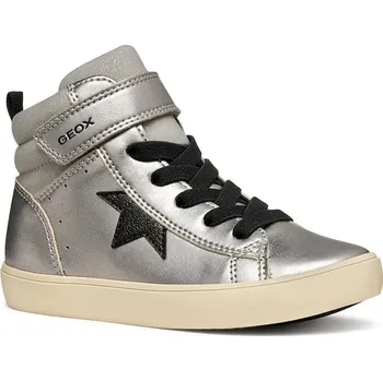 Dívčí tenisky Dětské tenisky Geox GISLI J564NC.0AJAS.24.27 stříbrná SLV, EUR 25