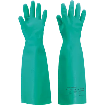 Pracovní rukavice ANSELL Nitrilové chemické rukavice AlphaTec Solvex 37-185 Velikost: 10