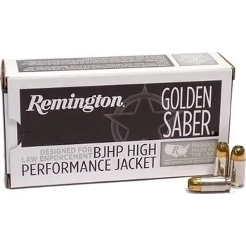 Sportovní střelba Remington Náboj kulový Remington,High Performance, 9mm Luger, 124GR (8g), Golden Saber BJHP