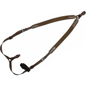 Sportovní střelba NIGGELOH řemen (kšandy) NIGGELOH - Dvojitý, na zbraň, neopren, STD zámek, hnědý (0411 00033)