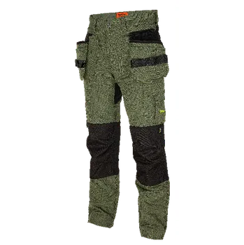 pracovní souprava BENNON Pánské strečové pracovní kalhoty EREBOS Velikost: 60, Barvy: zelená