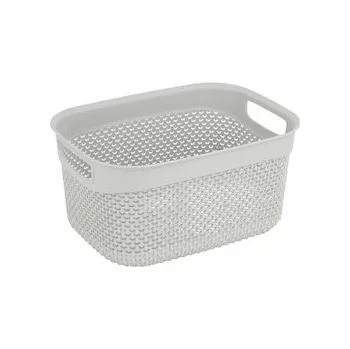 Košík na láhev PLASTOVÝ KOŠÍK LAVADO 33X24X16CM 9L ŠEDÝ