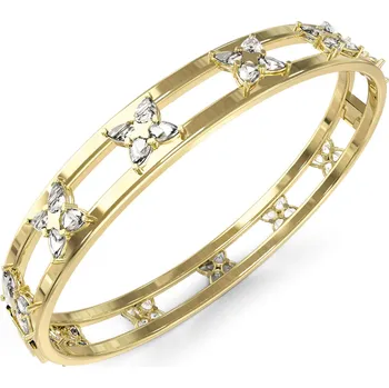 Šperk Guess Jemný pozlacený pevný náramek Wild Flower JUBB05497JWYGS + 2 měsíce na vrácení zboží