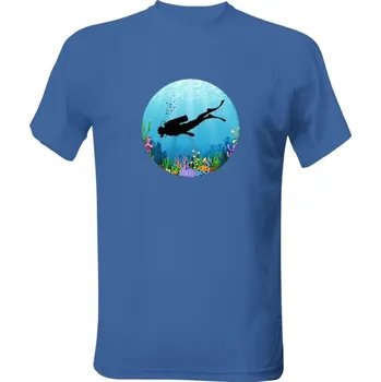 Pánské tričko Pánské funkční tričko s potiskem Potápeč pánské