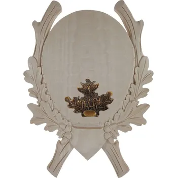 Dřevo Novák Podložka pod trofej č.219 - přírodní bez povrchové úpravy + litinové krytí zbraní