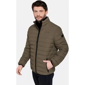 Pánská prošívaná bunda VOLCANO J-BENZ Barva: Hnědá, Velikost: XXL