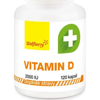 Vitamín D kapsle 120 ks Wolfberry