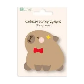 Set školních potřeb Karteczki samoprzylepne Kapibara Muszka 6,2x6cm
