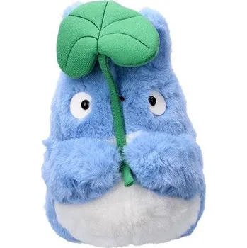 plyšák Maison Ghibli Nakayoshi Plush Medium Totoro with leaf - My Neighbor Totoro