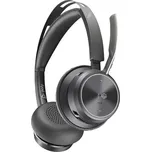 HP Poly Voyager Focus 2 Microsoft Teams Certified Headset otevřená (On Ear) Bluetooth® stereo černá Potlačení hluku head
