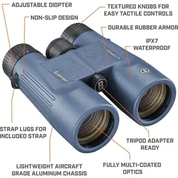 Dalekohled Bushnell Dalekohled Bushnell, H2O, 8x42mm, vodotěsný, tmavě modrý