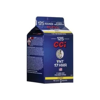Příslušenství pro sportovní střelbu CCI Varmint 17 HMR, 17GR (1,32g), VNT Náboj