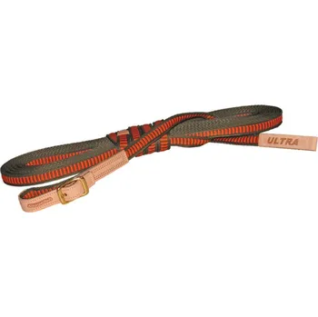 Vodítko pro psa Vodítko NIGGELOH - Ultra, 20mm, š. 12m, nylon, oranžovo-zelené (1617 00006)