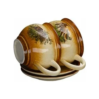 Country keramika 04/443 D přátelská souprava „Moka“, 2ks