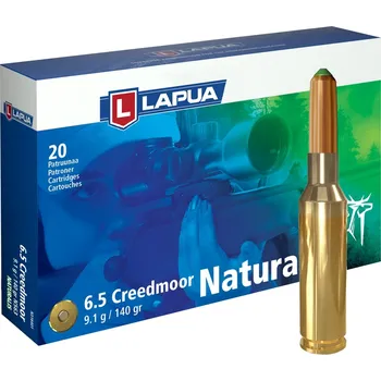Sportovní střelba Náboj Lapua 6,5 Creedmoor NATURALIS, N563, Solid, 9,10g, 140gr*