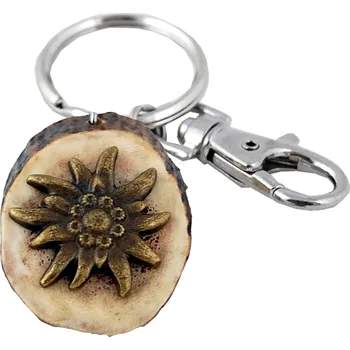 Zubíček Protěž (parohová klíčenka)