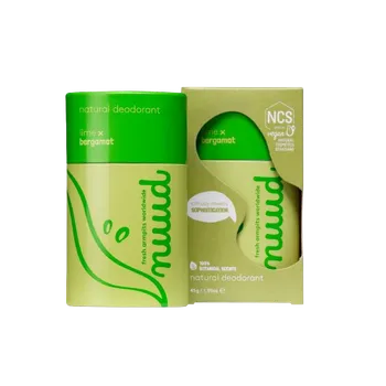 Nuud Botanical Scents Lime x Bergamot Tuhý deodorant s vůní limetky a bergamotu, 45 g