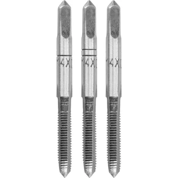 Závitořezný nástroj Závitník M 4 × 0,7mm, DIN 352 – sada 3ks, STREND PRO