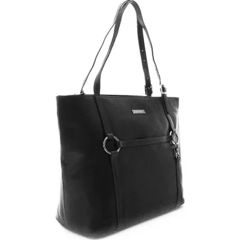 Kabelka Černá elegantní dámská kabelka do ruky i přes rameno Marchand