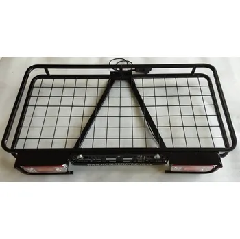 Odpadkový koš AM NOSIČE AM Koš velký, rozměr 1200×600×130mm, černý lak