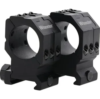 Airsoft Wheeler Engineering Montážní kroužky Picatinny s integrovanou libelou – 25,4mm, vysoké