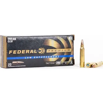 Sportovní střelba Federal Náboj kulový Federal, Tactical Rifle, .223 Rem, 55GR (3,56g), Bonded Soft Point