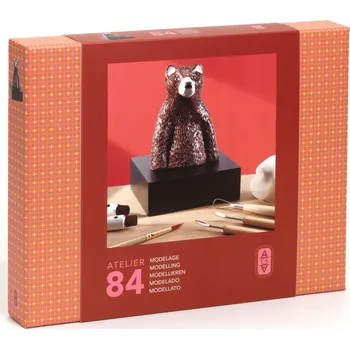 kreativní sada Ateliér 84 - Modelování pro teenagery i dospělé - medvěd