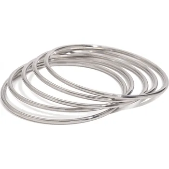 Náramek ELENYS BANGLE STEEL – sada náramků z prémiové oceli Délka náramku: Průměr 6 cm / obvod cca 18,8 cm