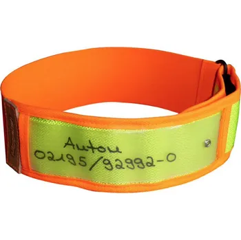 Obojek pro psa obojek NIGGELOH - Reflexní Collar, oranžovo-žlutý Velikost: XS