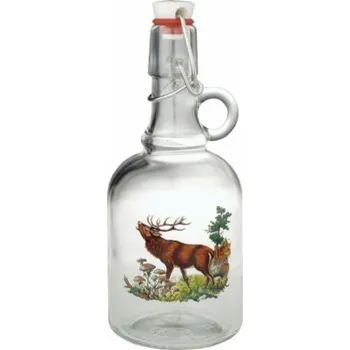 Skleněné láhve 08.láhev butylka s ouškem 500ml